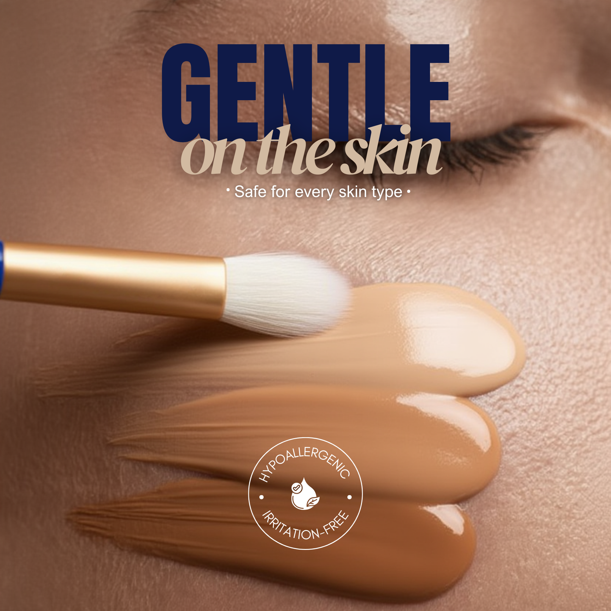 Makeup Brush Set (12-Piece) – Ultra-Soft Vegan Synthetic Brushes | BERRY Blue